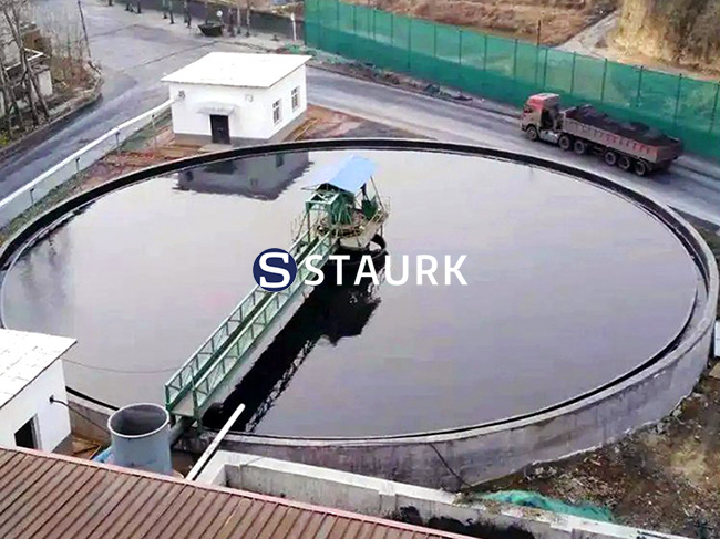 Peripheral transmission thickener