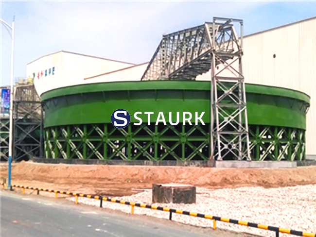Copper ore thickener