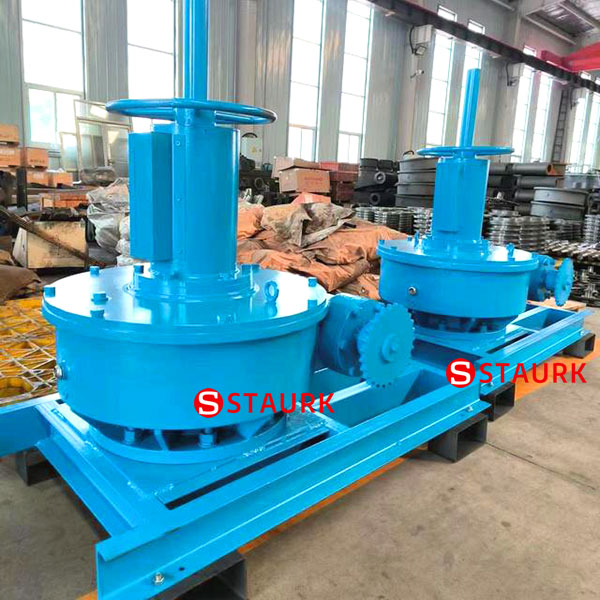 Thickener driving worm gear reducer